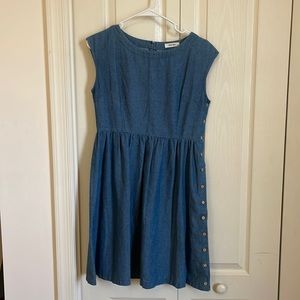 MOD REF denim dress, size S.